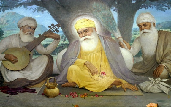 Guru Nanak Dev ji,  Bhai Mardana and Bhai Bala